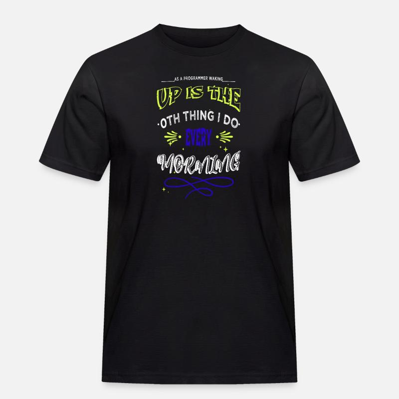 computer science computer statement - Männer Workwear T-Shirt - Schwarz