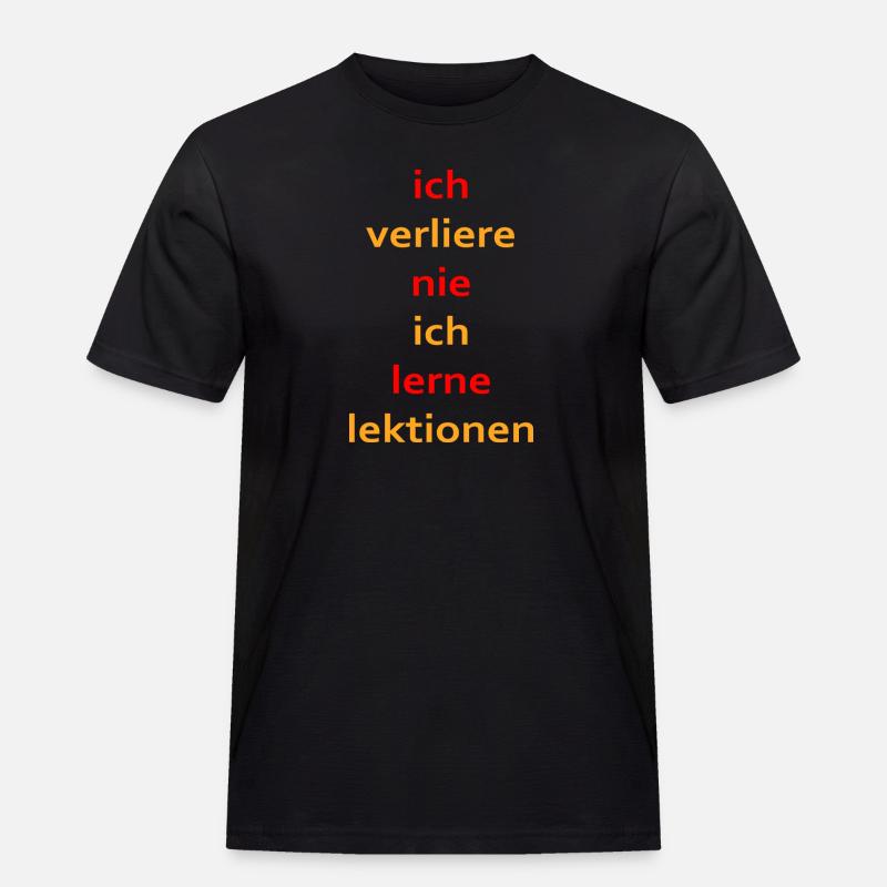 boardgame chess backgammon game night - Männer Workwear T-Shirt - Schwarz