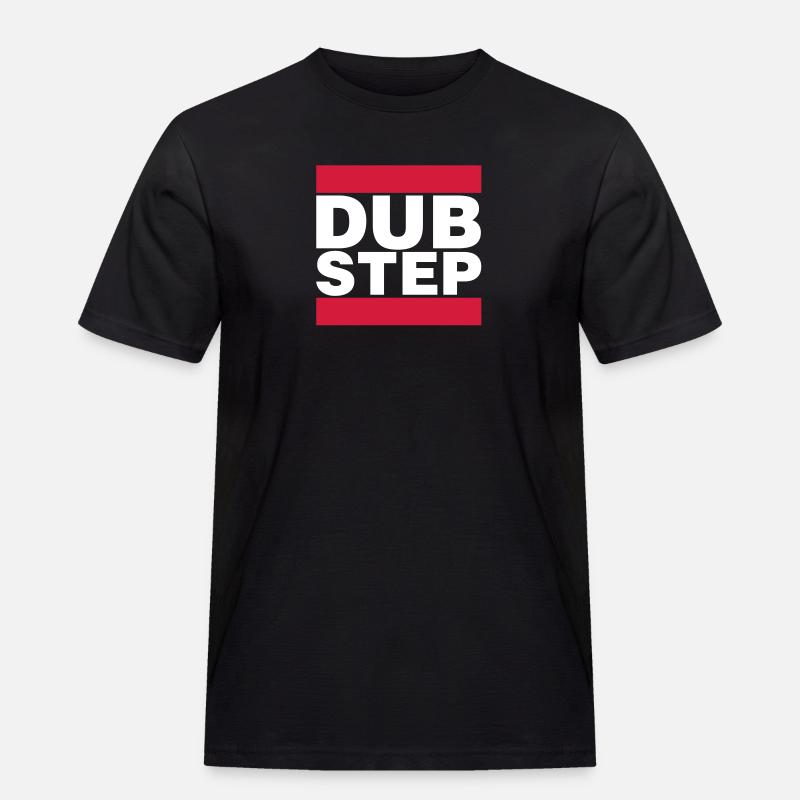 Dubstep - Männer Workwear T-Shirt - Schwarz