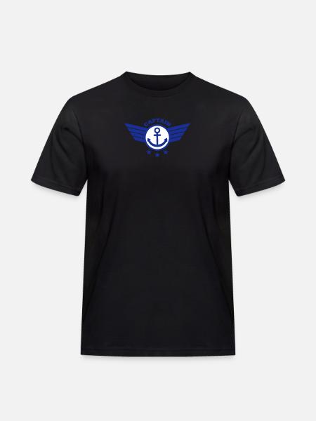 Anchor Captain - Men's Workwear T-Shirt - black