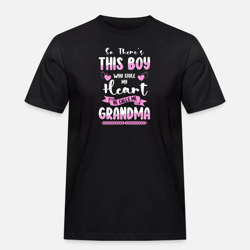 Opa Großmutter - Männer Workwear T-Shirt - Schwarz