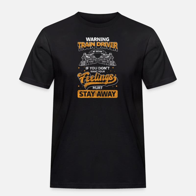 Modellbahn Hobby Gleise - Männer Workwear T-Shirt - Schwarz