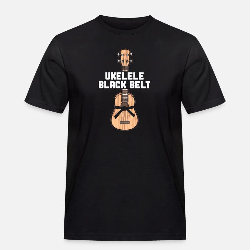 Hawaiian Ukulele Uke Ukulele Black - Männer Workwear T-Shirt - Schwarz
