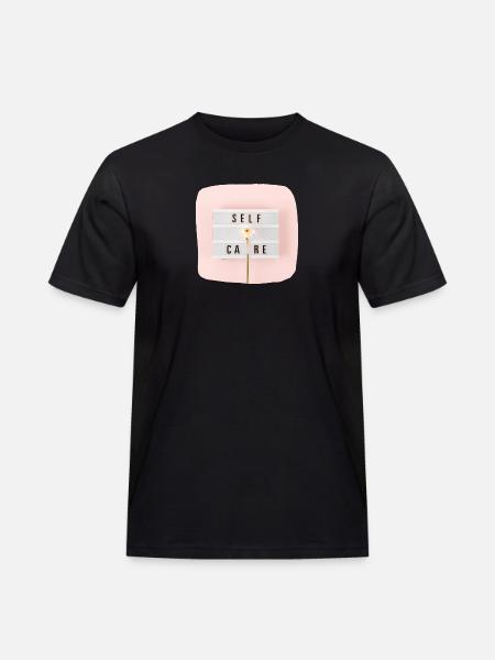 SELFCARE - Männer Workwear T-Shirt - Schwarz