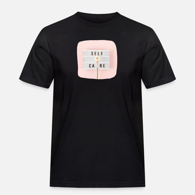 SELFCARE - Männer Workwear T-Shirt - Schwarz