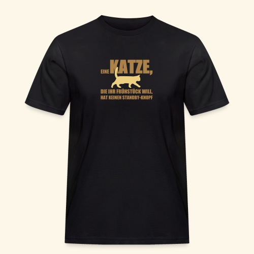 hungrige_katze - Männer Workwear T-Shirt