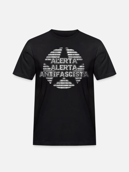alerta alerta anti fascism - Men's Workwear T-Shirt - black