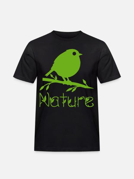 Nature is waking up - Men's Workwear T-Shirt - black