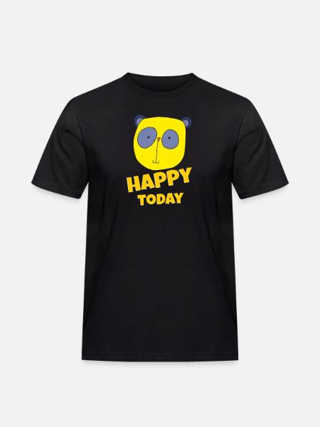 Koala Happy Today - Men's Workwear T-Shirt - black