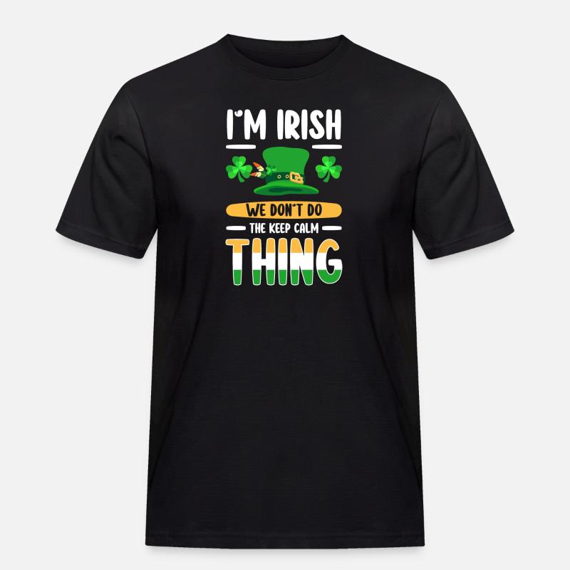 Irisch Pub Gold Celtic - Männer Workwear T-Shirt - Schwarz