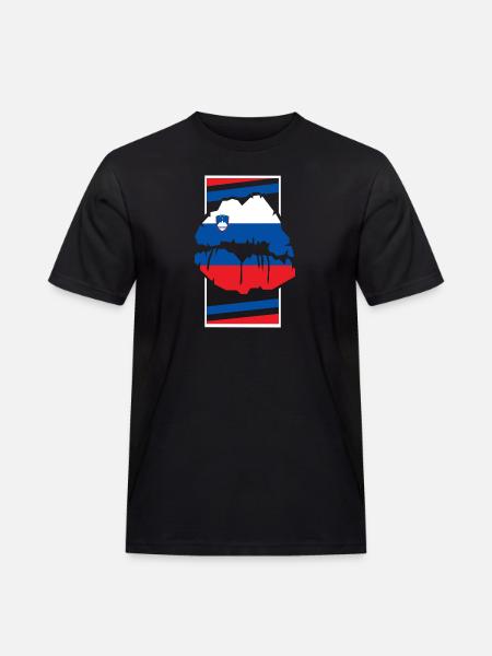 Slovenia - Men's Workwear T-Shirt - black