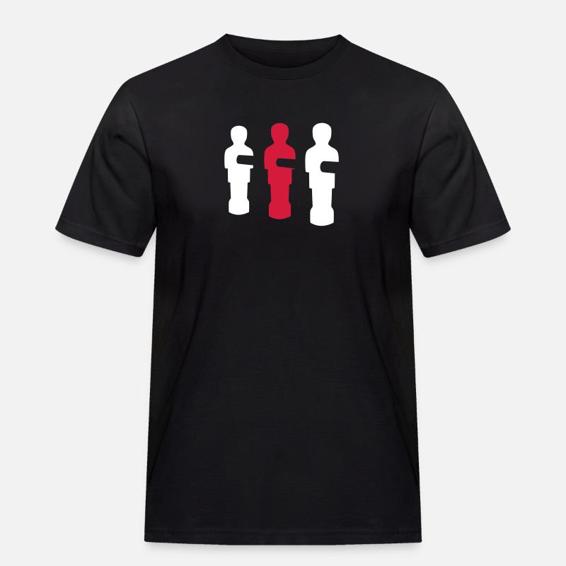 Kicker - Männer Workwear T-Shirt - Schwarz