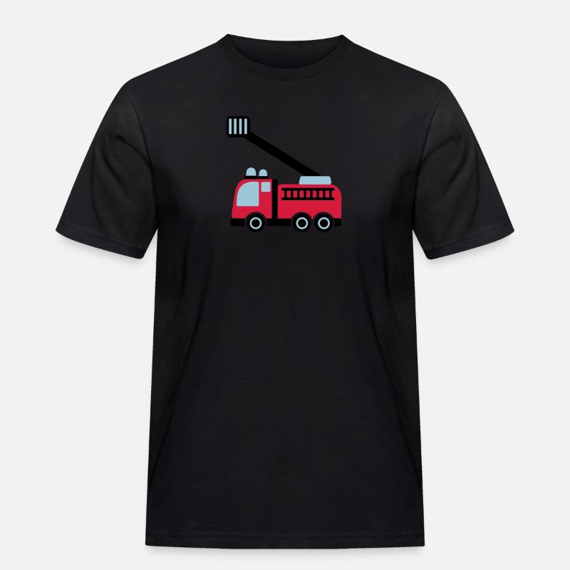 Fire engine - Men's Workwear T-Shirt - black