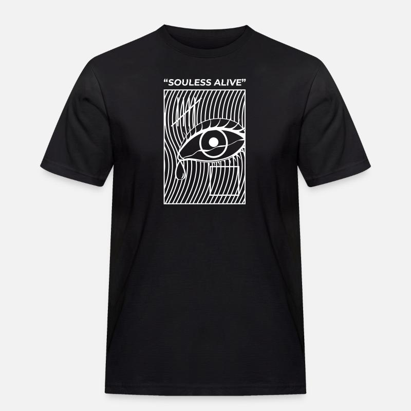 Souless Alive - Men's Workwear T-Shirt - black