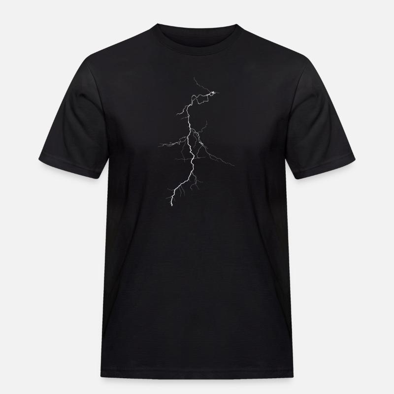 Blitz - Männer Workwear T-Shirt - Schwarz