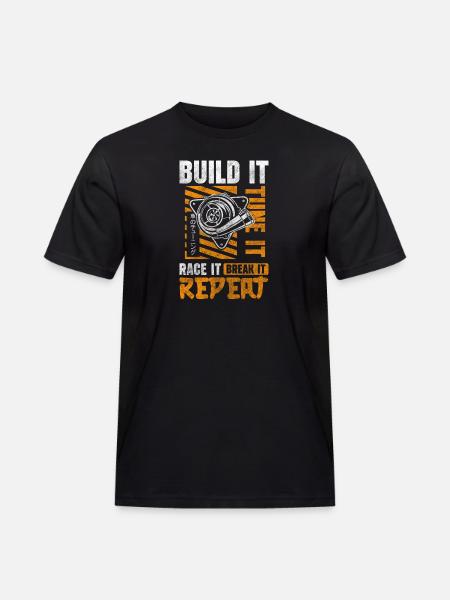 Tuning mechanic classic - Men's Workwear T-Shirt - black