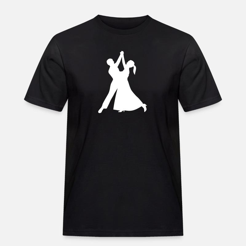 Walzer - Männer Workwear T-Shirt - Schwarz