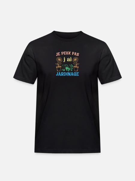 J peux pas j ai Jardinage - T-shirt Workwear homme - noir