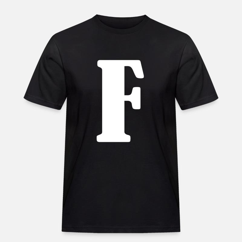 F - Männer Workwear T-Shirt - Schwarz