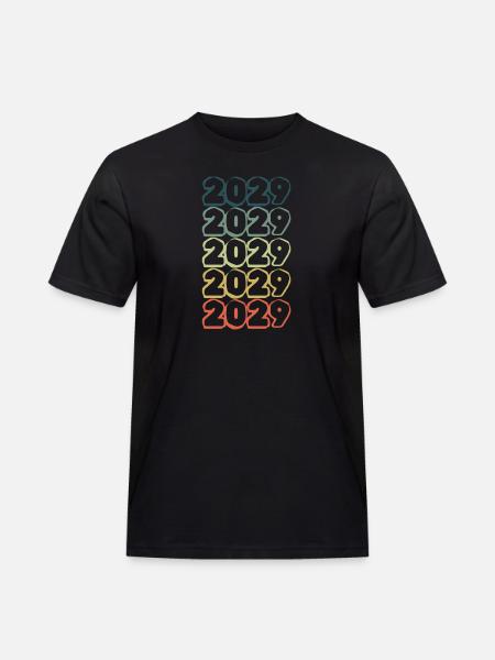 Year of birth 2029 - Men's Workwear T-Shirt - black
