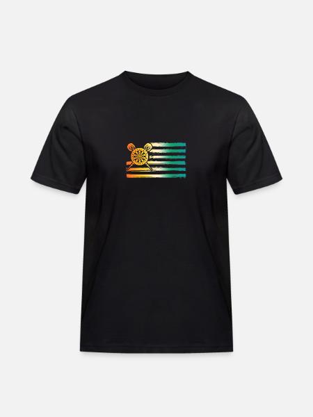 Darts player Darts - Men's Workwear T-Shirt - black