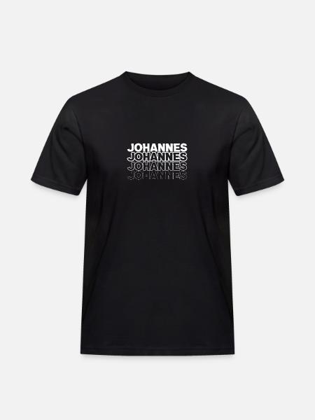 Johannes - Men's Workwear T-Shirt - black