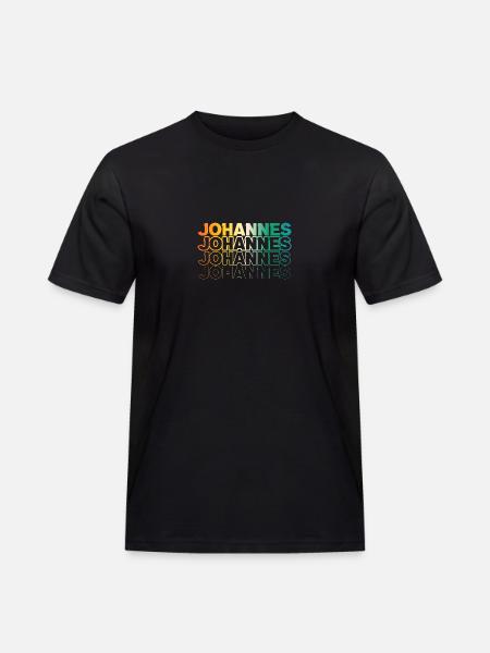 Johannes - Men's Workwear T-Shirt - black