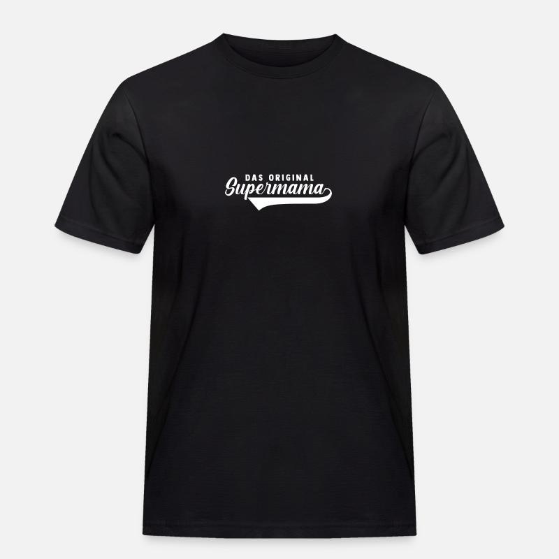 Mutter Mama - Männer Workwear T-Shirt - Schwarz