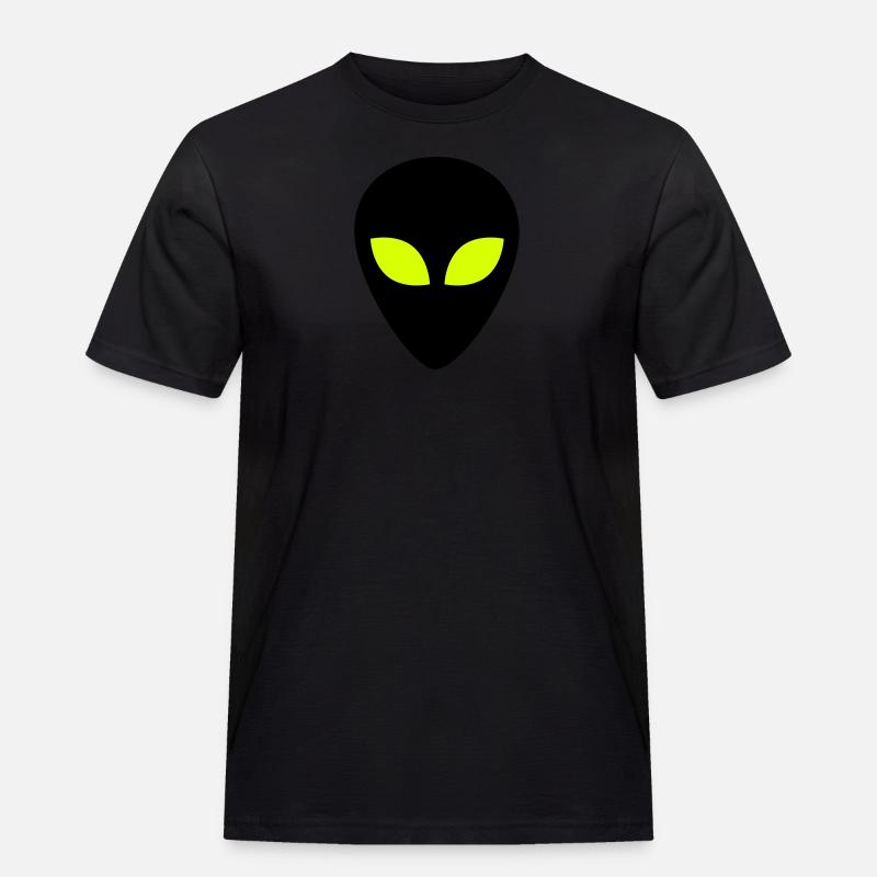 Alien - Männer Workwear T-Shirt - Schwarz