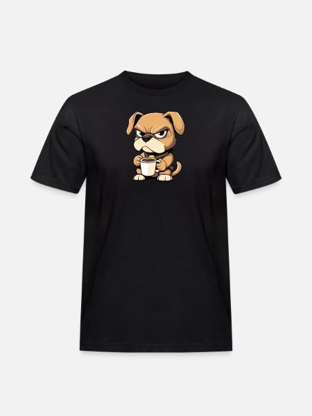 Dog cartoon - Men's Workwear T-Shirt - black