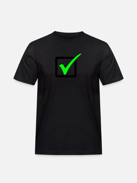 Décroché / une agrafe / correct 2c - T-shirt Workwear homme - noir