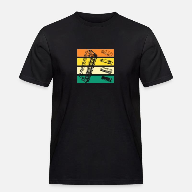 Harmonica Harmonica - Men's Workwear T-Shirt - black