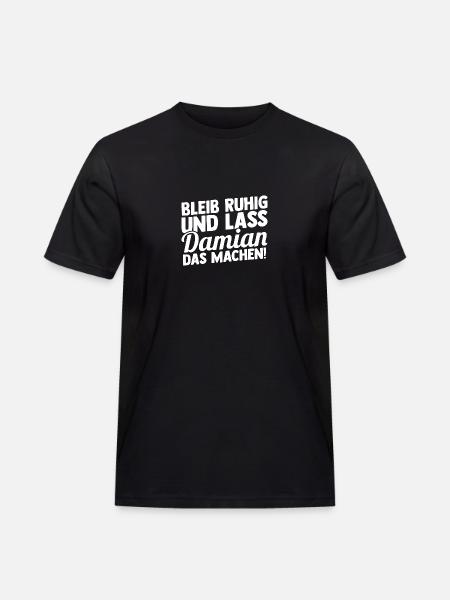 Prénom Damian - T-shirt Workwear homme - noir