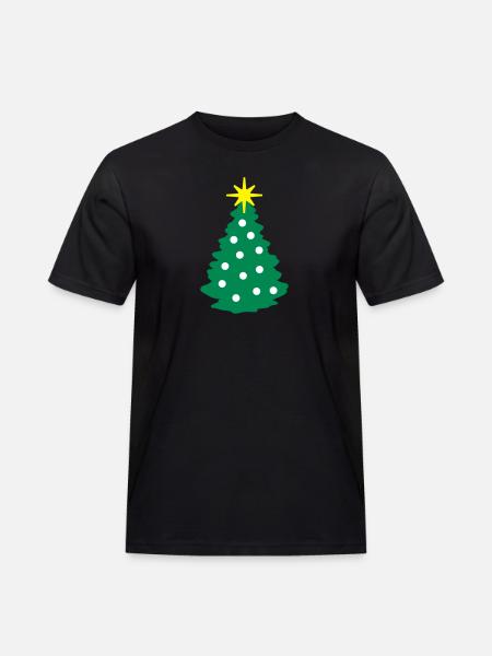 Christmas Tree - Men's Workwear T-Shirt - black