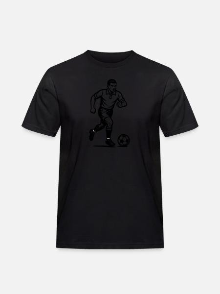 Footballeur Attaquant - T-shirt Workwear homme - noir