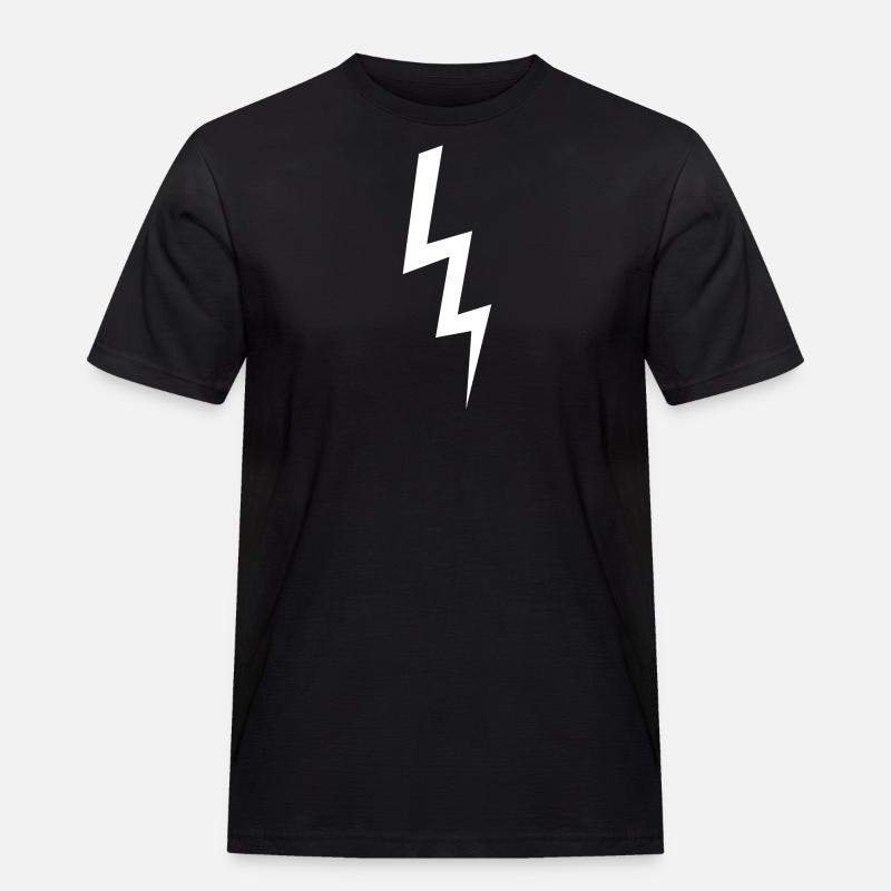Blitz 2 - Männer Workwear T-Shirt - Schwarz