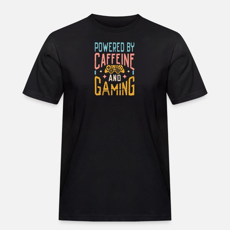 gaming design - Männer Workwear T-Shirt - Schwarz