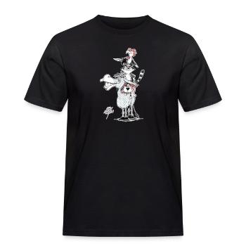 Bremer Stadtmusikanten - Männer Workwear T-Shirt - Schwarz - Vorne - AI Model Male 178 light (178cm)