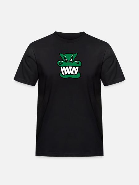 Wicked funny cool Dragon comic - Men's Workwear T-Shirt - black
