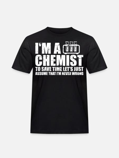 Chemist - Men's Workwear T-Shirt - black