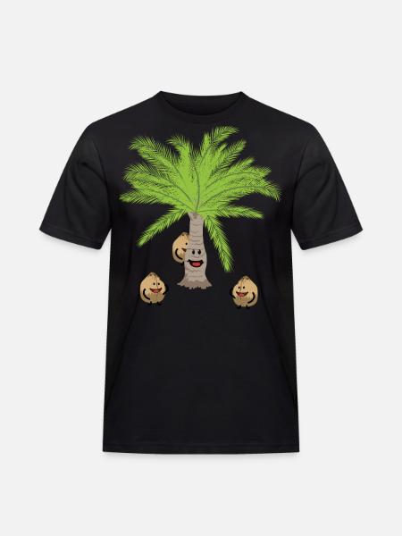 Cocotiers Noix Noix Botanique - T-shirt Workwear homme - noir