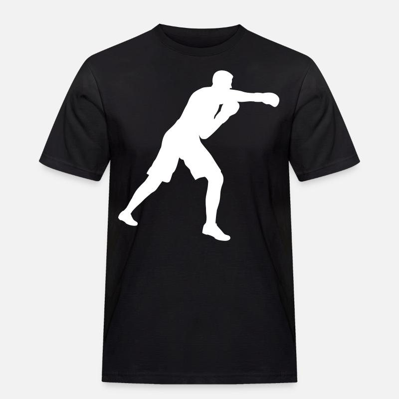 Boxe Design Cadeau Idée Boxer - T-shirt Workwear homme - noir
