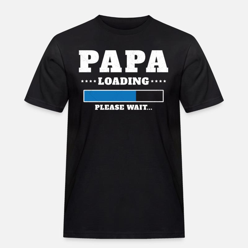 Loading Dad Please wait - Men's Workwear T-Shirt - black