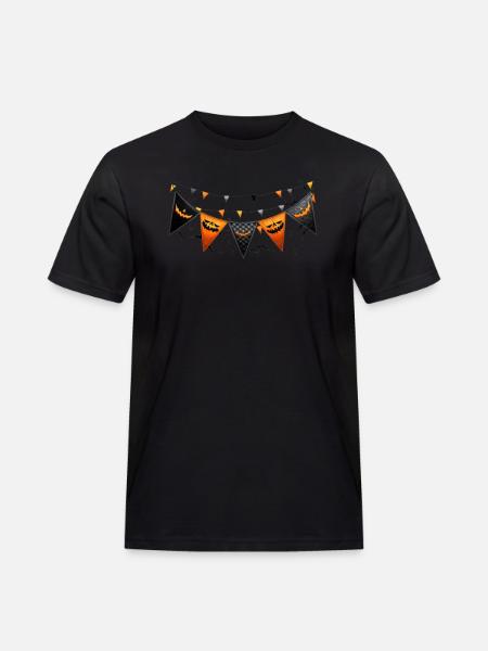 Spooky Halloween: Cool pumpkin clothing - Men's Workwear T-Shirt - black