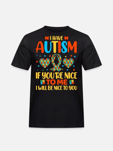 Autism Autistic - Men's Workwear T-Shirt - black