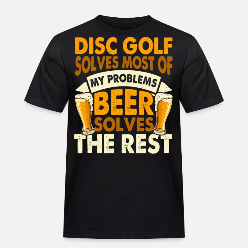 Discgolf Disc Golf - Men's Workwear T-Shirt - black