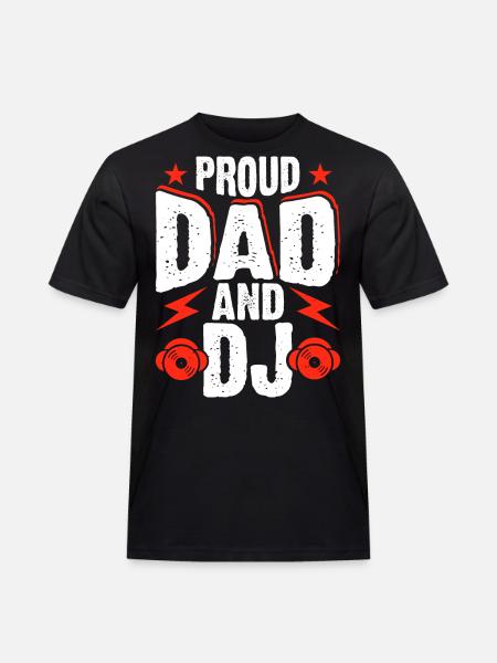 Papa Dj - Men's Workwear T-Shirt - black