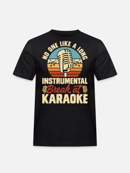 Karaoke Singing - Men's Workwear T-Shirt - black