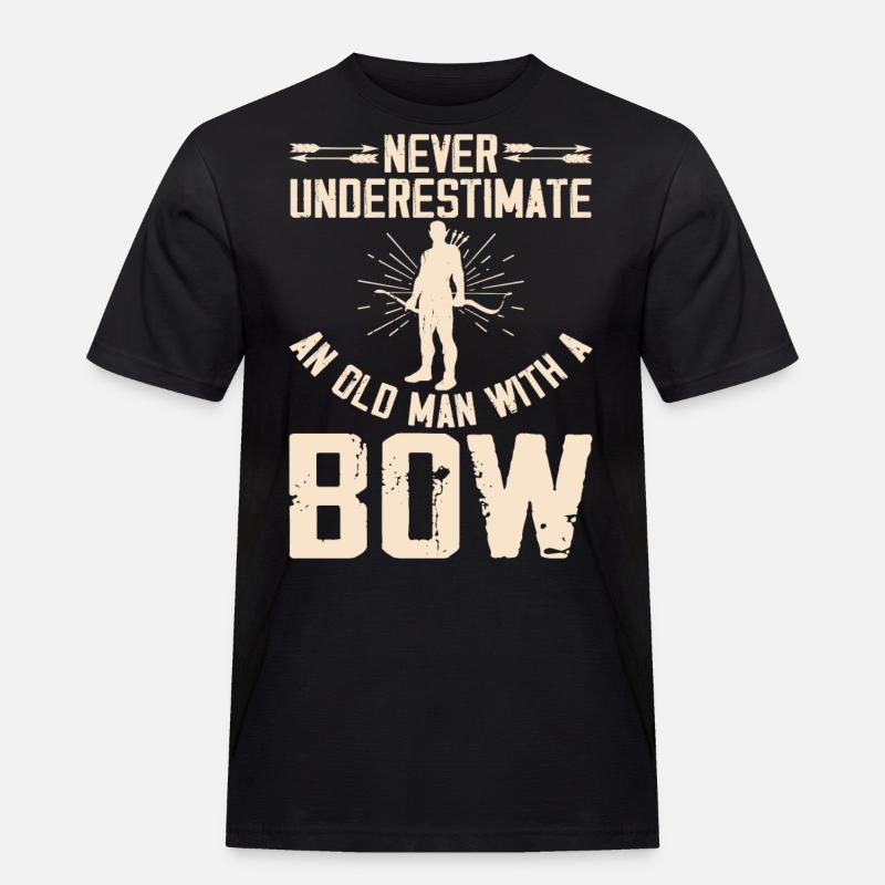 Bogenschütze Bogenschießen - Männer Workwear T-Shirt - Schwarz