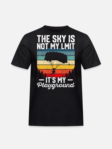 Parachutist - Men's Workwear T-Shirt - black